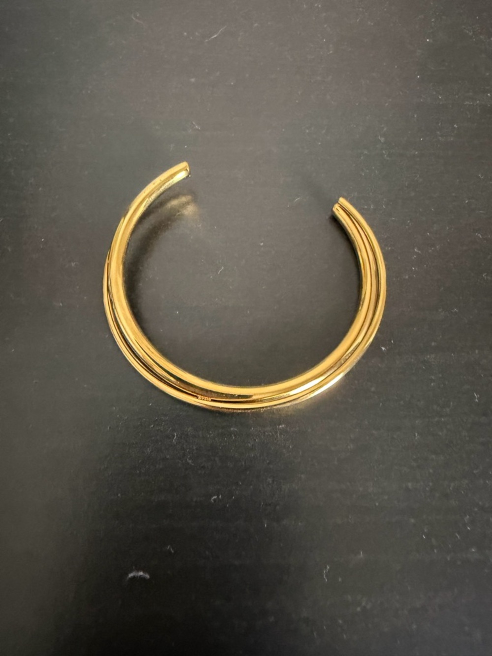 Gold-Tone Open Cuff Bracelet